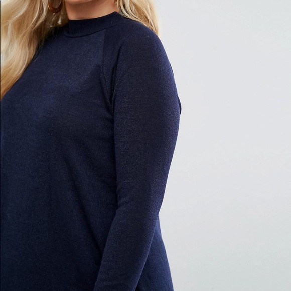 AX Paris Curve Navy Swing Dress - NWT - Picture 3 of 8